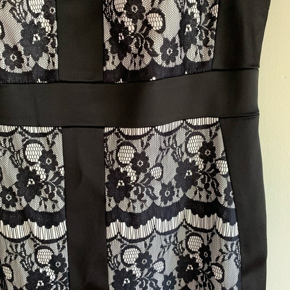 JAX black white bodycon dress size 4 - Picture 8 of 10